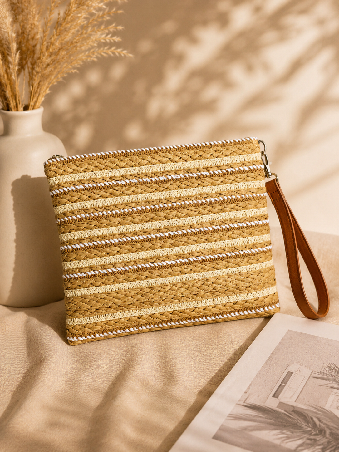 Tasche " Boho " in Flechttechnik