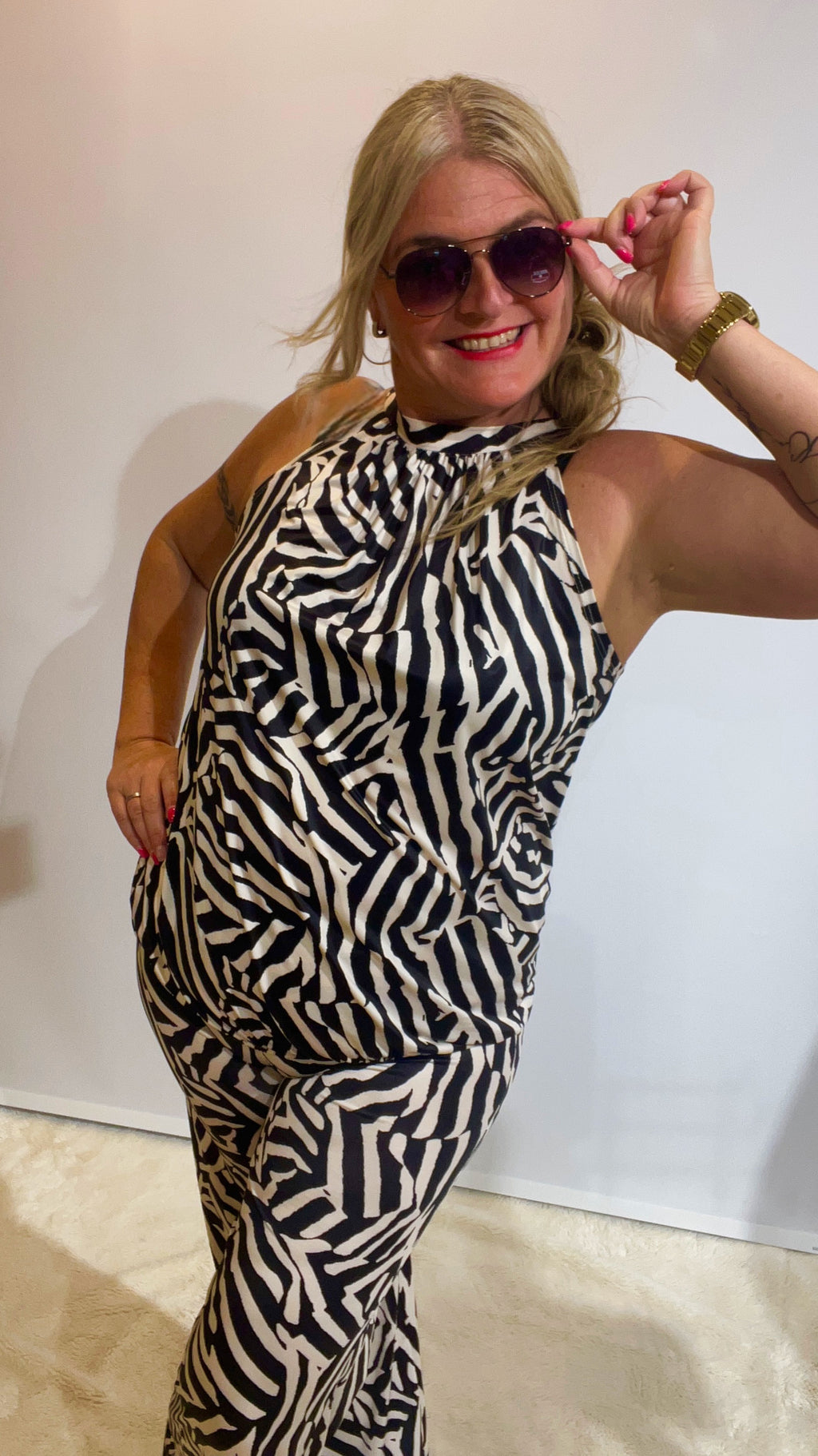 Zweiteiler Zebra Look ( Kofferware )