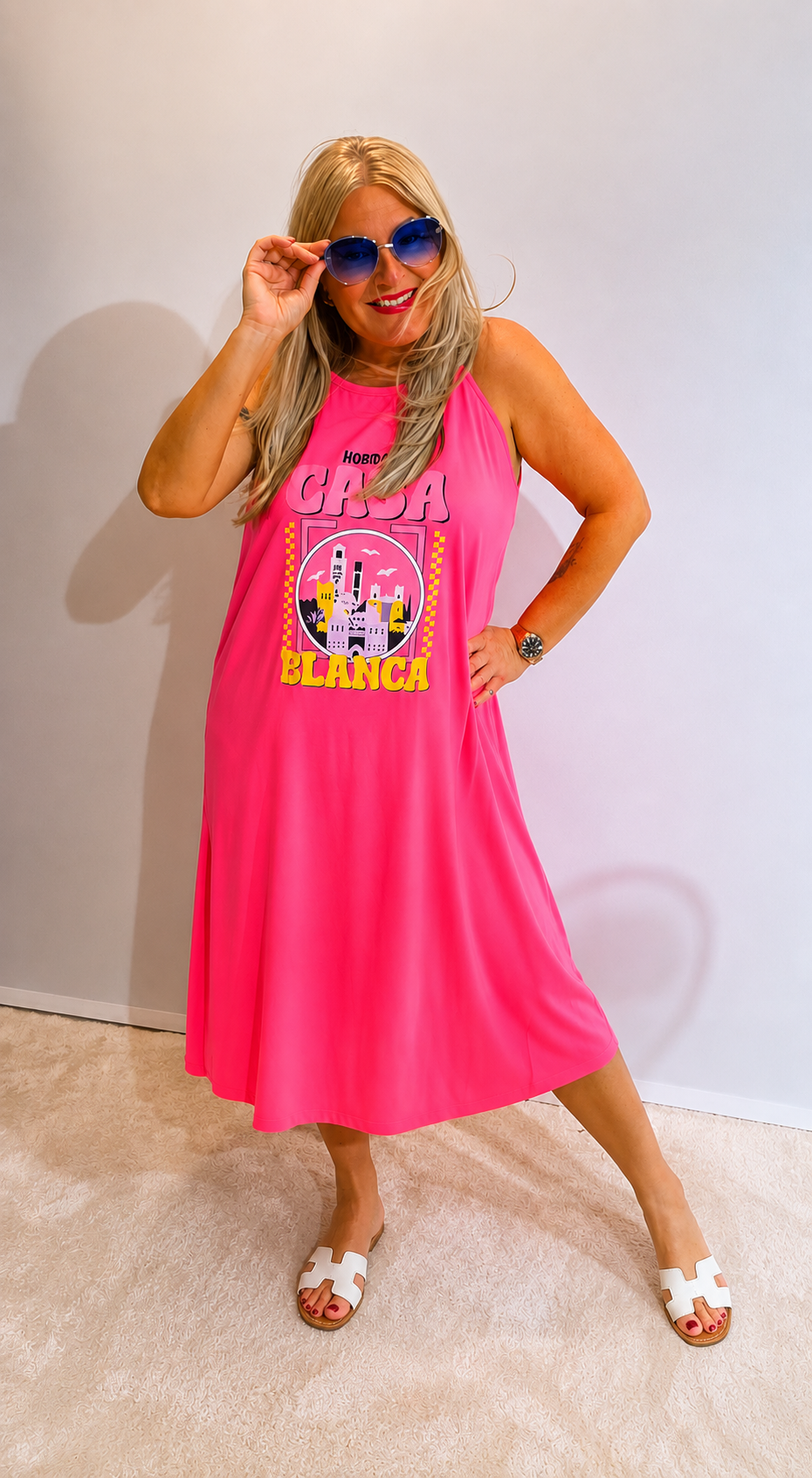 Kleid " NEON LOVE" pink