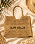 Tasche Boho " Miami  Beach " Karamell-Braun
