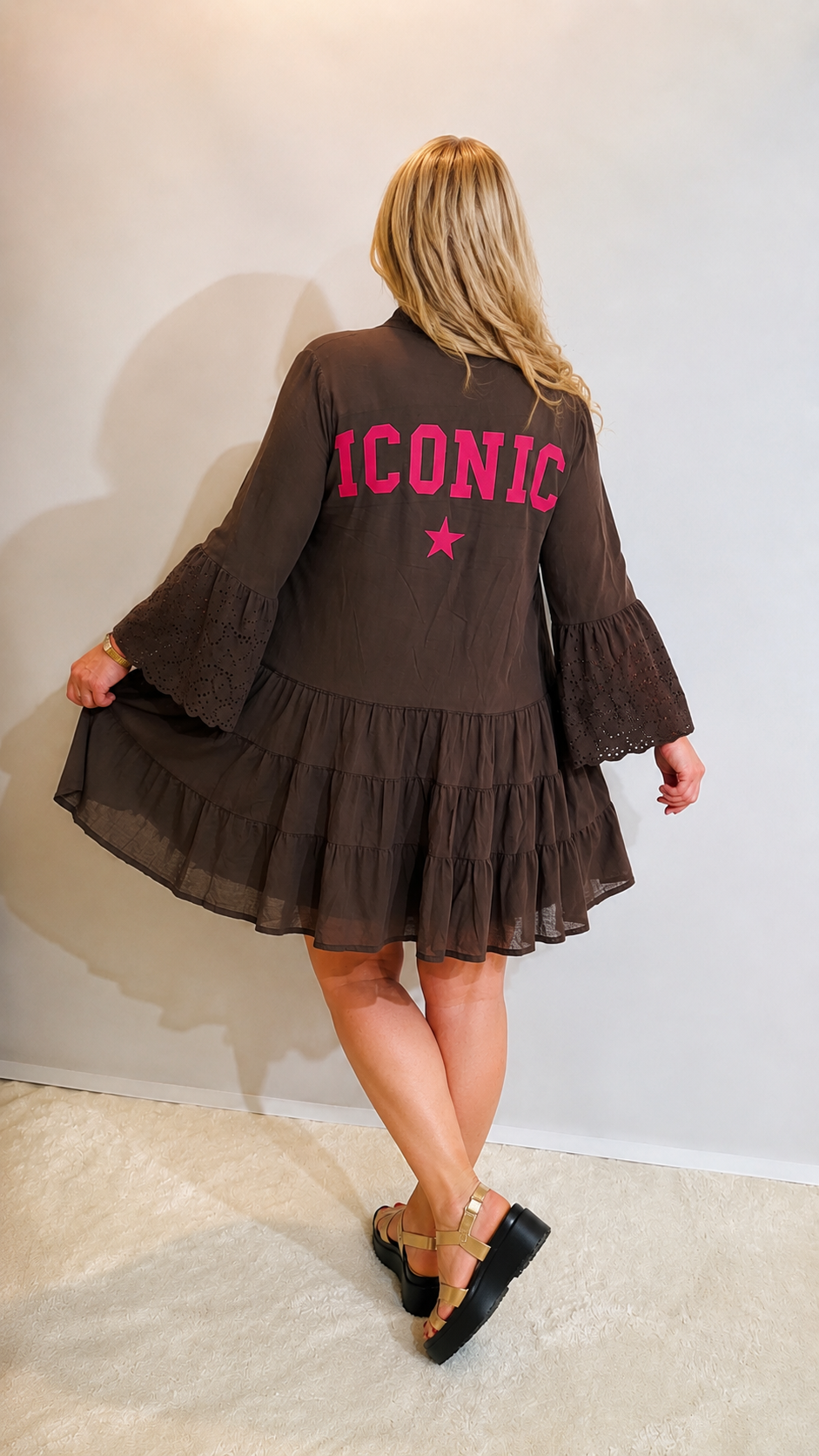 Kleid " ICONIC "  Schoko Edition"