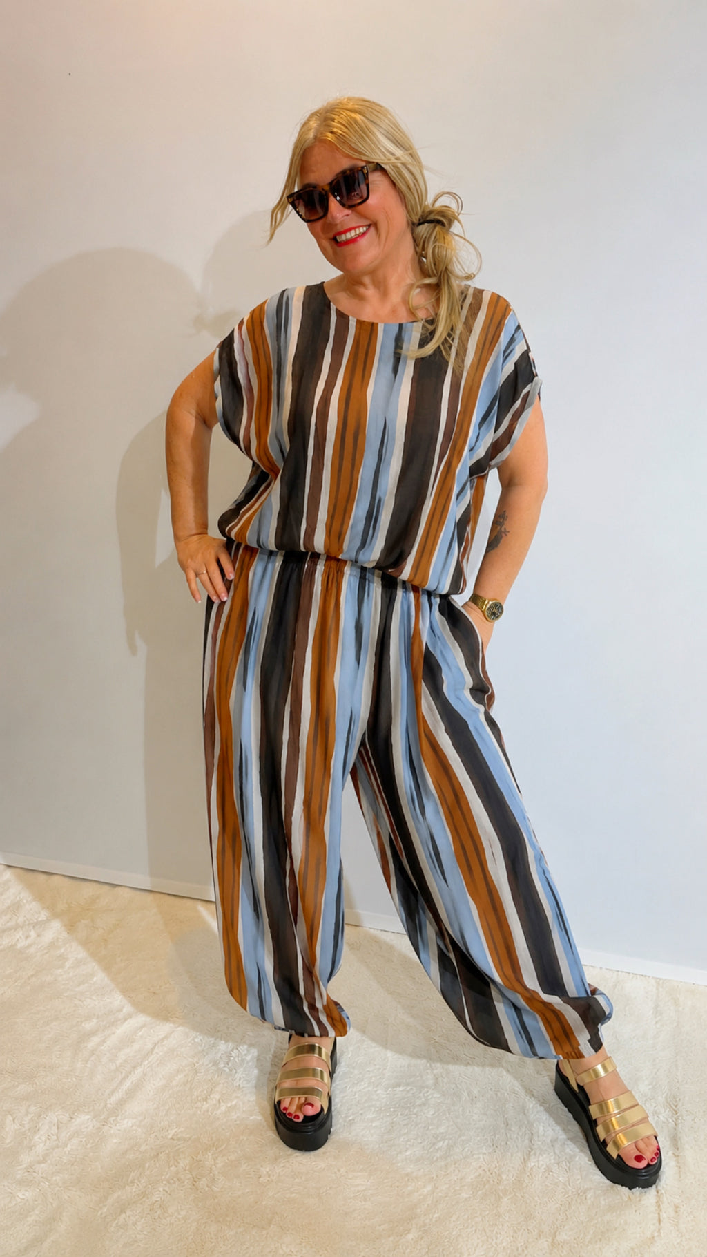 2 Teiler " Ocean Stripes "