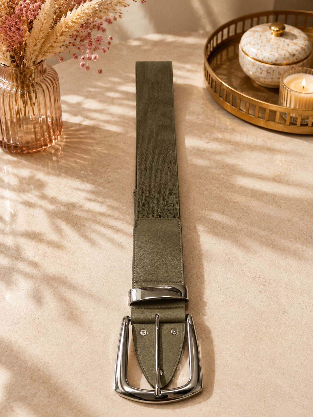 Stretch Gürtel " Khaki "