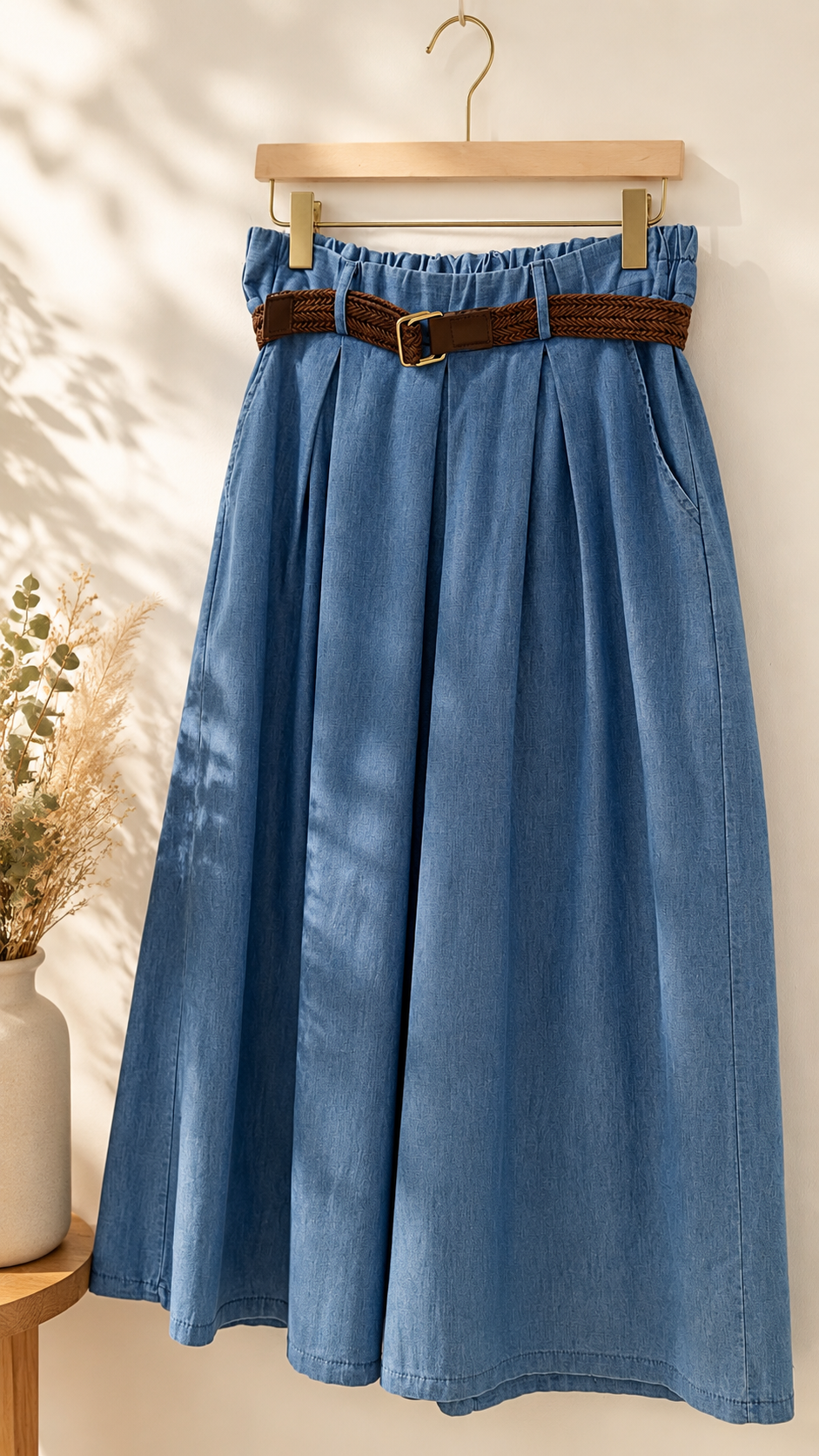 Lässige Culotte - Hose jeansoptik
