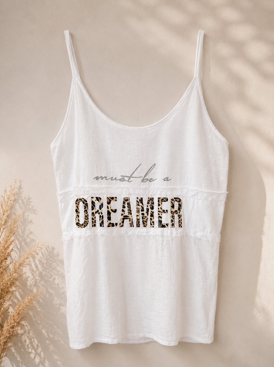 Top " Dreamer " Weiß